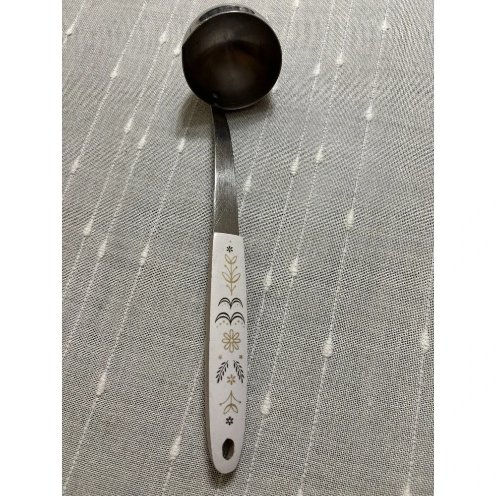 Vintage Flint Arrowhead Stainless Small Kitchen Ladle Wheat Harvest Handle 9.5